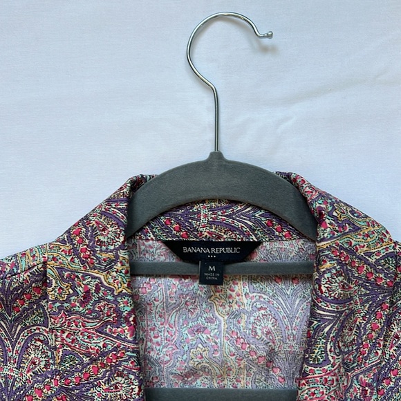 Banana Republic Silky Tie Wrap Blouse - Picture 3 of 7